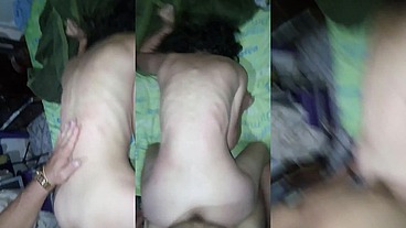 Fiquei de quatro e o safado meteu tudo na bundinha