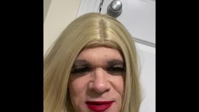 Crossdresser Talking to Stepdaddy Ans a CD Trying to Really Get Them to Come Over and Play, Make Our, Suck Cock, Lick Asshole