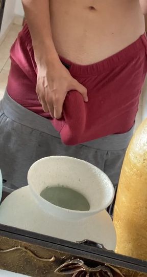 I'm so Hot with My Hard Cock