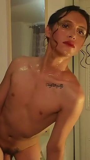 The Brand New Shine of Seduction, Femboy with Hard Cock