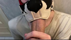 Top With A Big Dick Pissed On A Young Guy In The Toilet