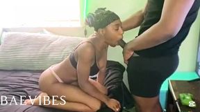 Dark Stepsister Pleases Me With Her Big Black Cock&#x1F346; While Her Boyfriend's Away