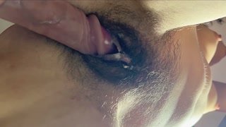 Dirty and wet pussy wants cock, cream flowing out