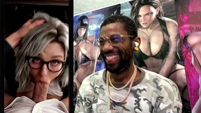resident evil 9 requiem’s tight white pussy grace gets caught watching porn and now she gets ass fucked, ai generated