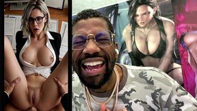 resident evil 9 requiem’s tight white pussy grace gets caught watching porn and now she gets ass fucked, ai generated