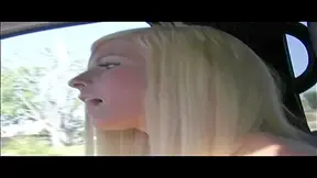 Attractive blonde picked up and fucked hard