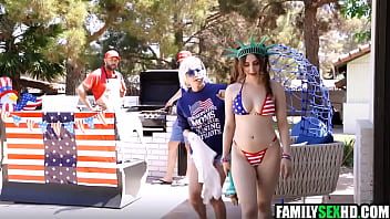 Step daughter threesomed on 4th of july