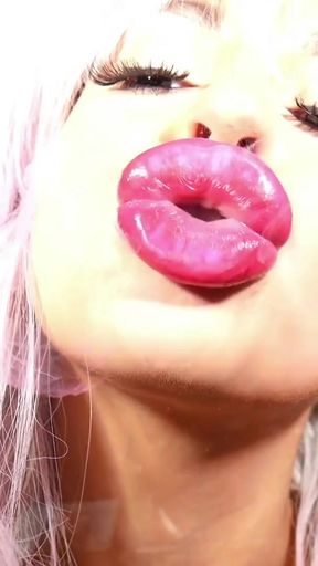 Key moment from &quot;MWAH MWAH! Big kisses on glass&quot;