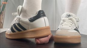 A Shoejob and Sneaker fetish dream comes true - Shoejob and CBT from a Football Fangirl in Adidas Samba Sneakers - Sneaker fetish and POV Views - Multicam edit - HD Quality