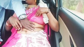 Telugu Dirty Talks Sex Saree Aunty Fucking Auto Driver Car Sex 3