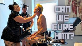 Throat & Boy Pussy Examination: Nurses Kinx & C's **** Dildo Training Cures Patient Eccy