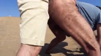 Bareback Outdoor Fuck with a Stranger on Sandy Dunes