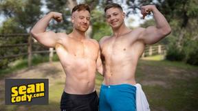 ”Intense Bed Buddies Kyle & Tim Heat Up”