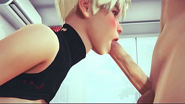 Yaoi Femboy - Tim the fem catboy sucking a dick - Sissy crossdress Japanese Asian Manga Anime Film Game Porn Gay