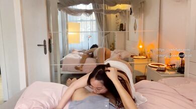 Awww look how happy I am with your cum on my face！- Facial your Asian girlfriend Yiming Curiosity依鸣