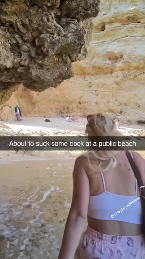 Caught on camera public exhibitionist shows off her face