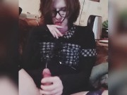 Crossdresser Femboy Self Facial Pee Trap Fetish Self Piss Gold Rain Hattabi4ik