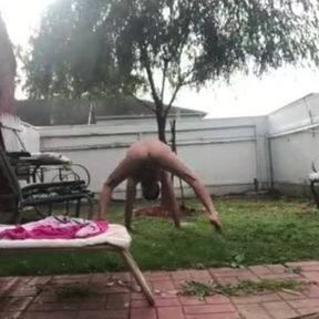 PLAYING NAUGHTY NAKED GAMES OUTDOORS