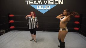 Kaci Lennox vs Enigma With Kathy Owens Ref