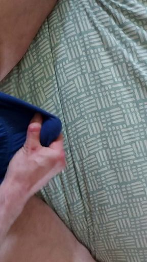 Cum Inside Plain Blue Briefs