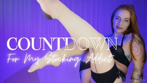 Countdown For My Stockings Addict : Mistress Lola Gives You Orgasm Control Edging Games JOI Jerk Off Instruction In Gorgeous Vintage Lingerie And Nylons