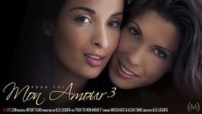 Sex Art featuring Anissa Kate and Alexa Tomas's sucking nipples sex