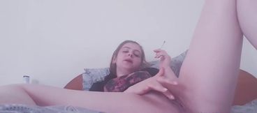 Spreading legs so you can see my juicy ass