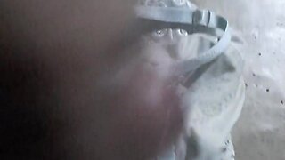 Amateur big cock bra & panties cumshot compilation