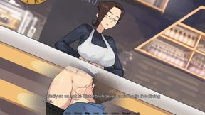 Hazelnut Latte: Male Blows a Shemale Ladyboy Barista at the Counter While She Works - Episode 23