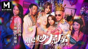 ModelMedia Asia - Party Boy Qu Yuan - Ancient Cock Fucks Modern Pussy