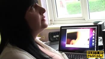 Cum-Filled Delight for Chubby British Beauty