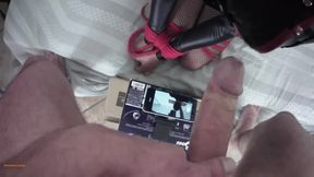 Laura is bound on sexy clothes, ball gagged, ring gagged, throat fucked and creampied