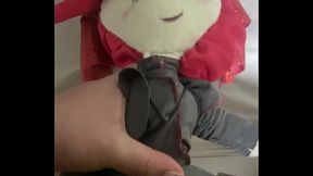 Doing it to my kasane teto plushie pt3