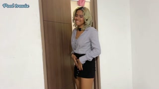 I am a lucky delivery to fuck 3 sexy office workers ft, Ann Rides, Celeste Alba, Andy Cortes by Pool