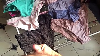 Mastrubating in panties