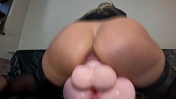 CrazyWifeSlut and Futa Lucy fuckdoll fisting fun