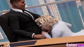 big booty futa secretary fucks her boss to keep her job.