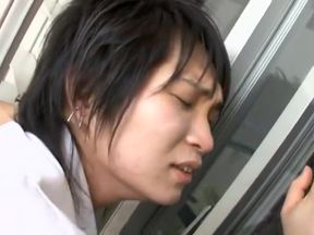 Horny Asian gay dudes in Incredible bondage, fingering JAV clip