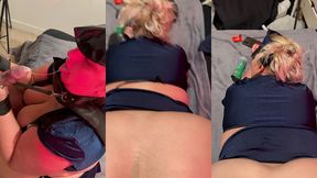 un rebeu voyou et une policiere coquine