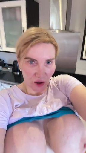 Get Your Face Right Inside My Sweaty Hairy Pussy!
