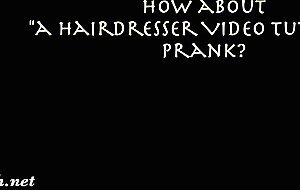 Hairdresser by Jeny Smith : A guy thought he is for youtube video