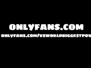 Tiny Blonde with Huge Tits Used Creampied and Covered in Cum London Laurent VS Worlds Biggest Cock