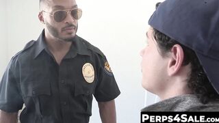 Perps4Sale.com - Kinky gay Dylan Hayes barebacked by BBC officer Dillion Diaz