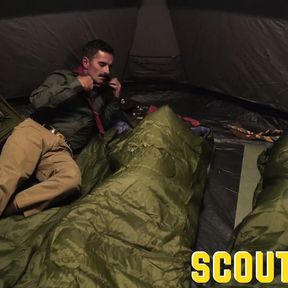 ScoutBoys Austin Young fucked outside in tent by older daddy