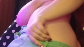 Huge natural tits