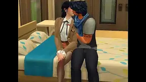 Stepsis Teases StepBrother with Steamy Blowjob Action in Taboo Hentai Fantasy