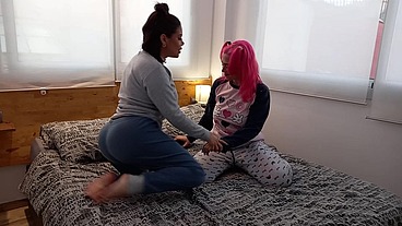 Lésbico Kesha Ortega con una amiga