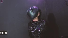 HD Moni Lee First Mummification Breath Play Bag Swimcap