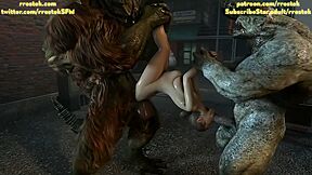 Two Monsters Giving It
