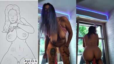 Mi HERMANASTRO me dibujo cubierta de LECHE y le envié un vídeo Tocando me - Yoli Dolly y Patito Zzero